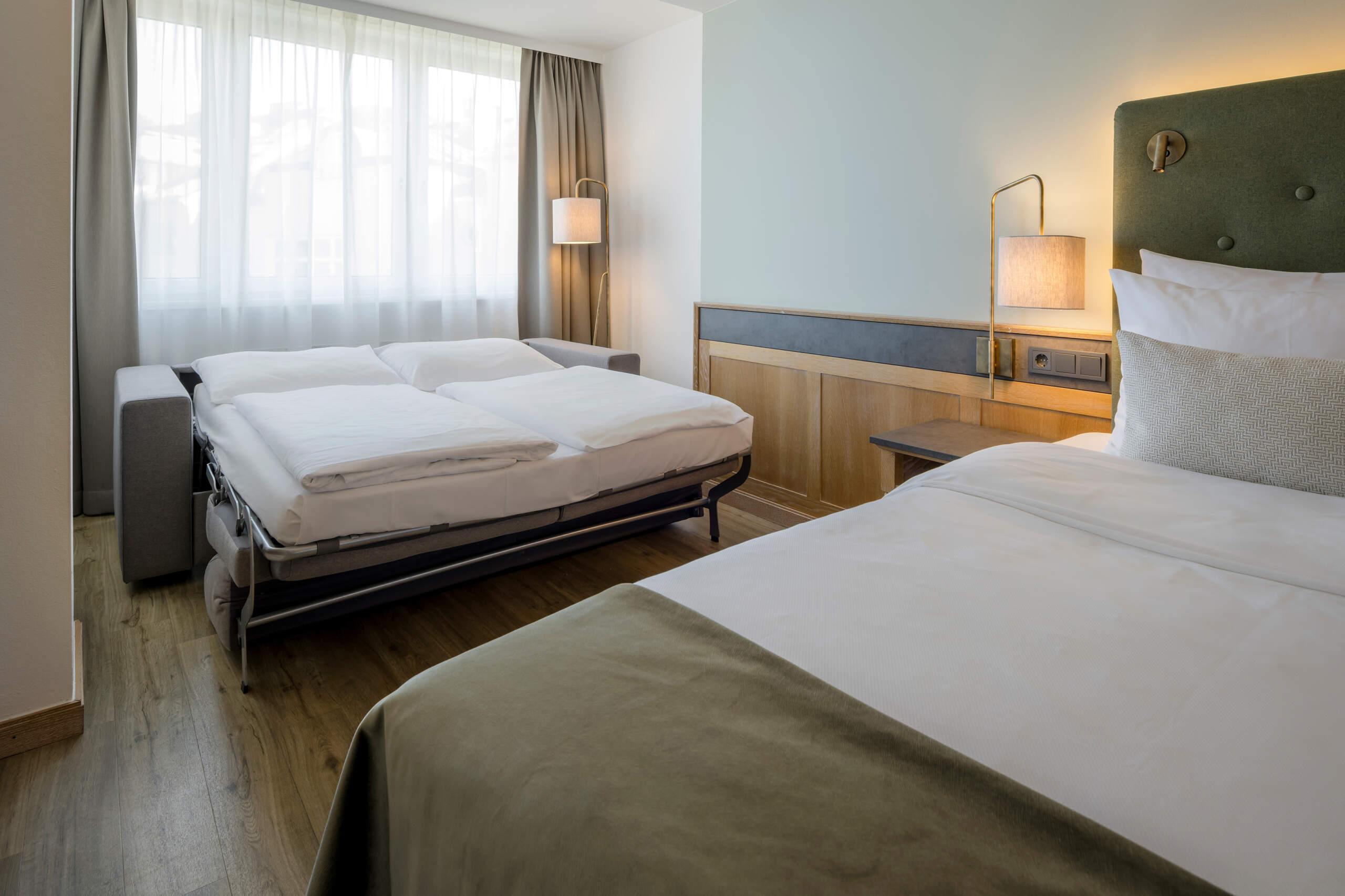 Deluxe Familienzimmer im Hotel IMLAUER & Bräu Salzburg