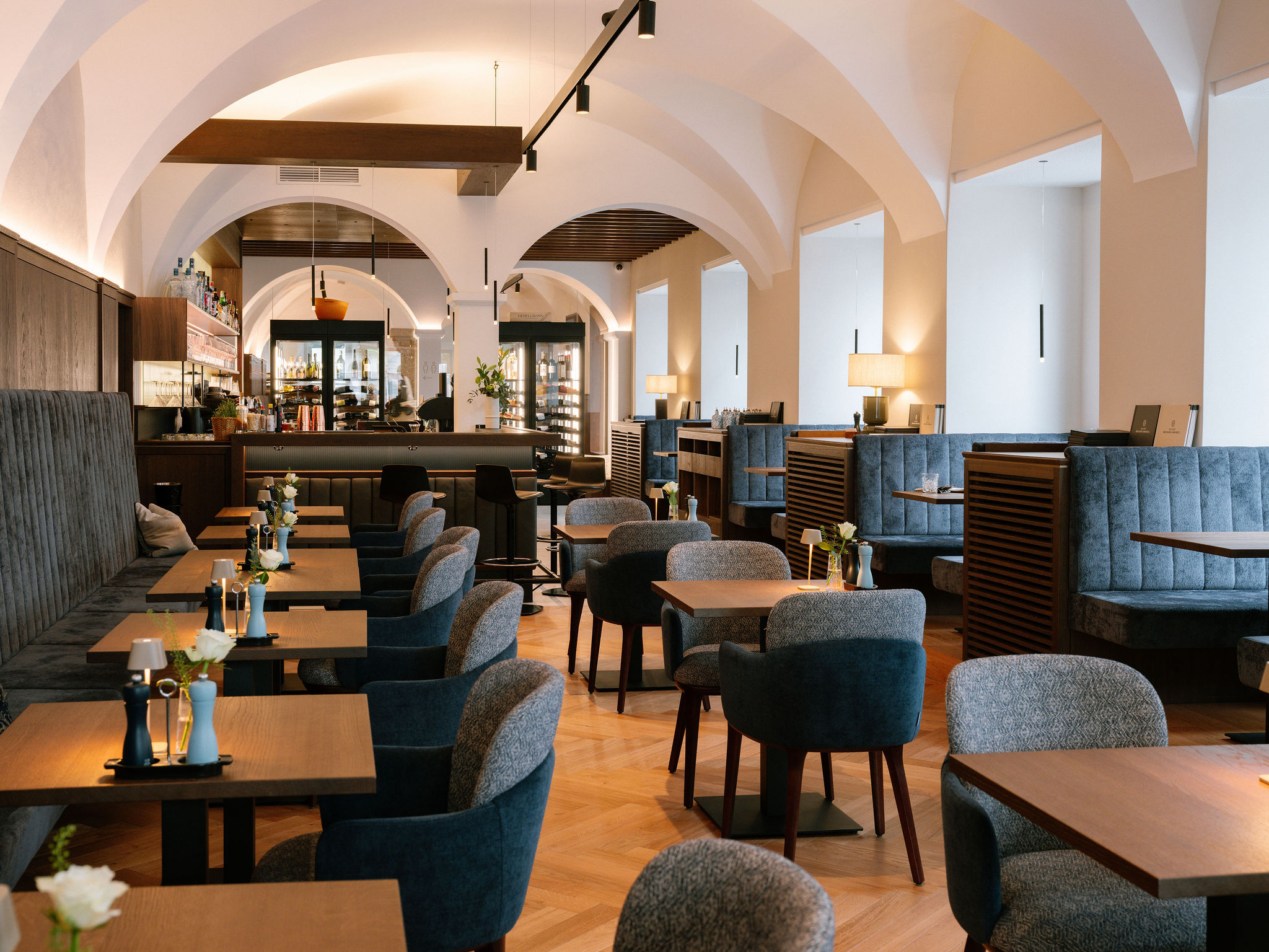 Bild: Innenansicht der IMLAUER Brasserie Mirabell