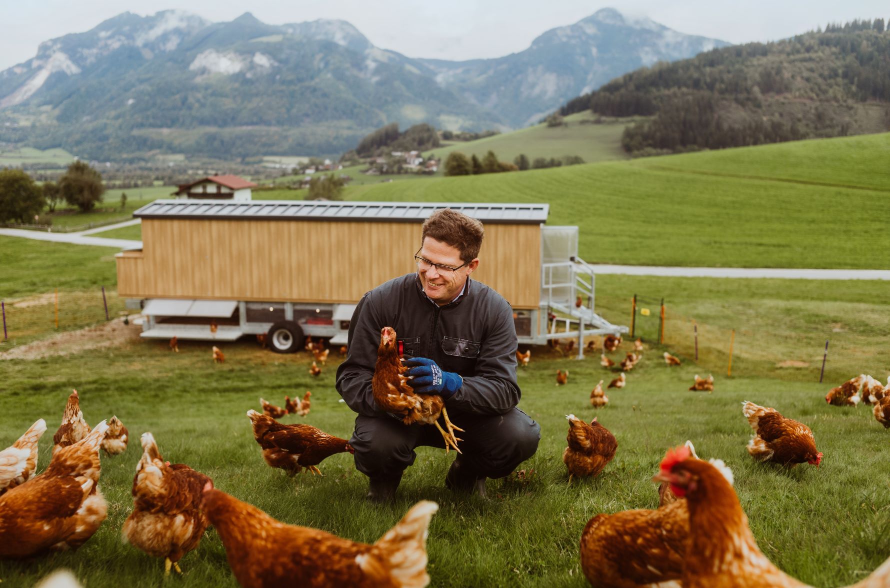 Bild: Bio-Hühner im IMLAUER Hotel Schloss Pichlarn