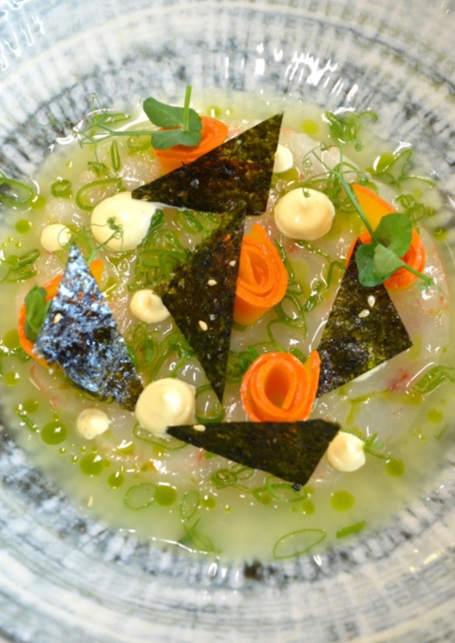 Bild: Rotgarnelen Carpaccio