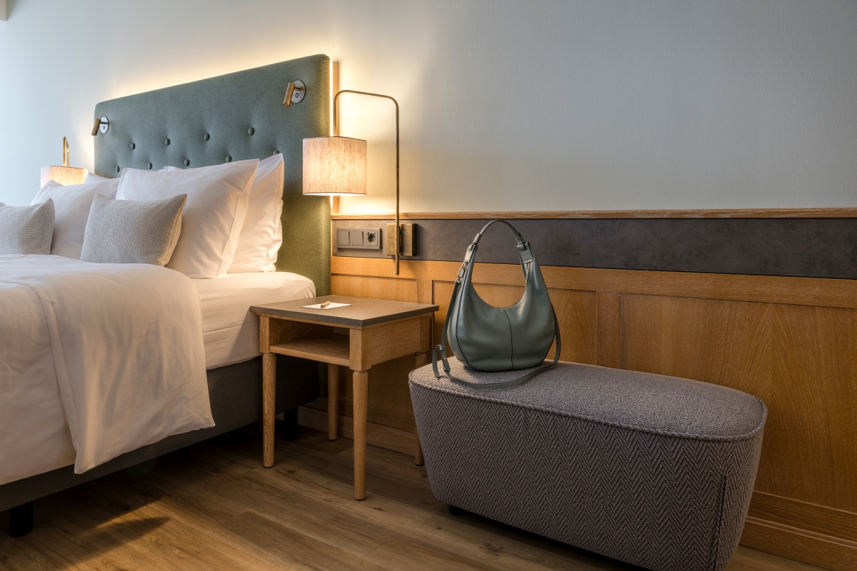 Bild: Renoviertes Doppelzimmer Deluxe im IMLAUER & Bräu Hotels Salzburg