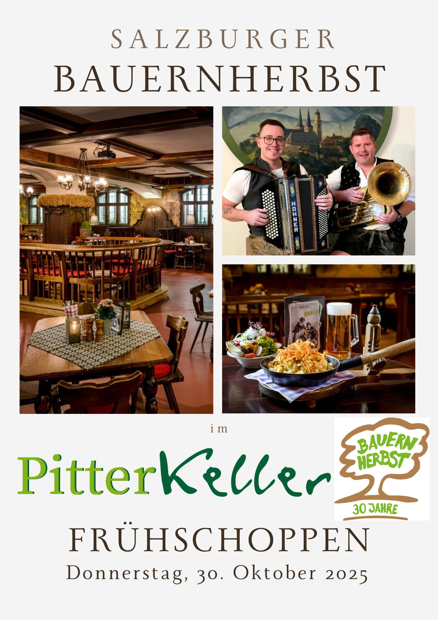 Bild: Plakat Frühschoppen im PitterKeller