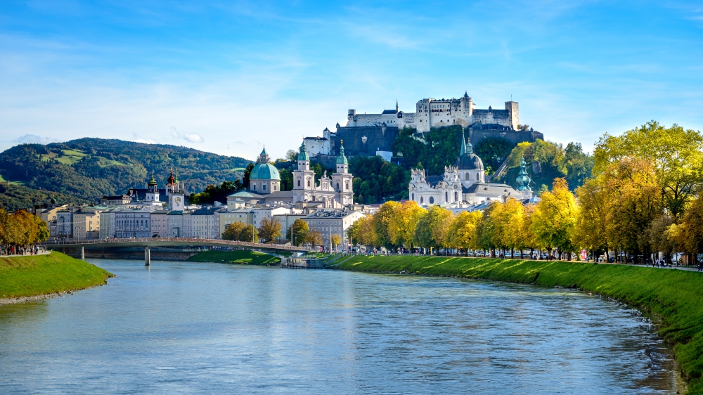 Bild: Ansicht der Salzburger Altstadt im Herbst © Tourismus Salzburg