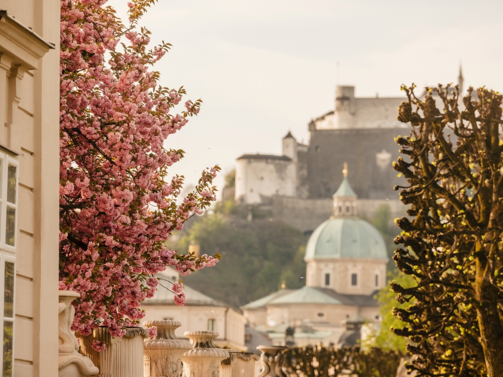 Bild: Salzburg mit Festung und Dom